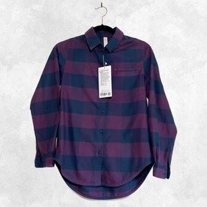 LULULEMON Full Day Ahead Flannel Shirt